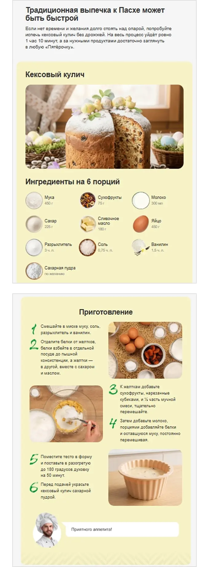 Тело письма в дизайне рассылок